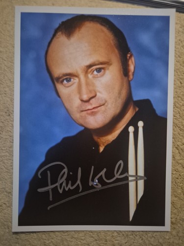 Autogramm phil collins aus - phil,