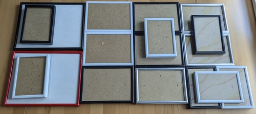 17x bilderrahmen mit glas - 17x,