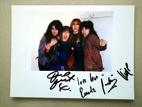 Girlschool original signiert - girlschool,