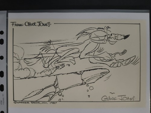 Chuck jones usa handsigned - chuck,