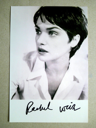Rachel weisz original signiert - rachel,