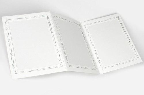 Stück weiße leporello - 5,