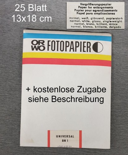 Blatt ddr fotopapier - 25,