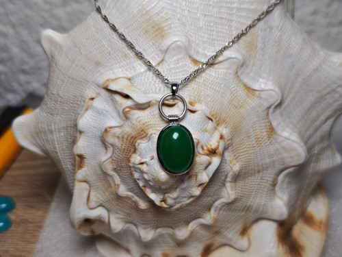 Grüne jade 13x18mm anhänger - grüne,