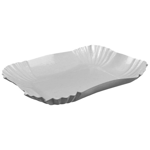 Weiße große pappschalen - weiße,